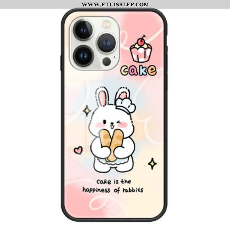 Etui do iPhone 15 Pro Szkło Hartowane Happy Rabbit